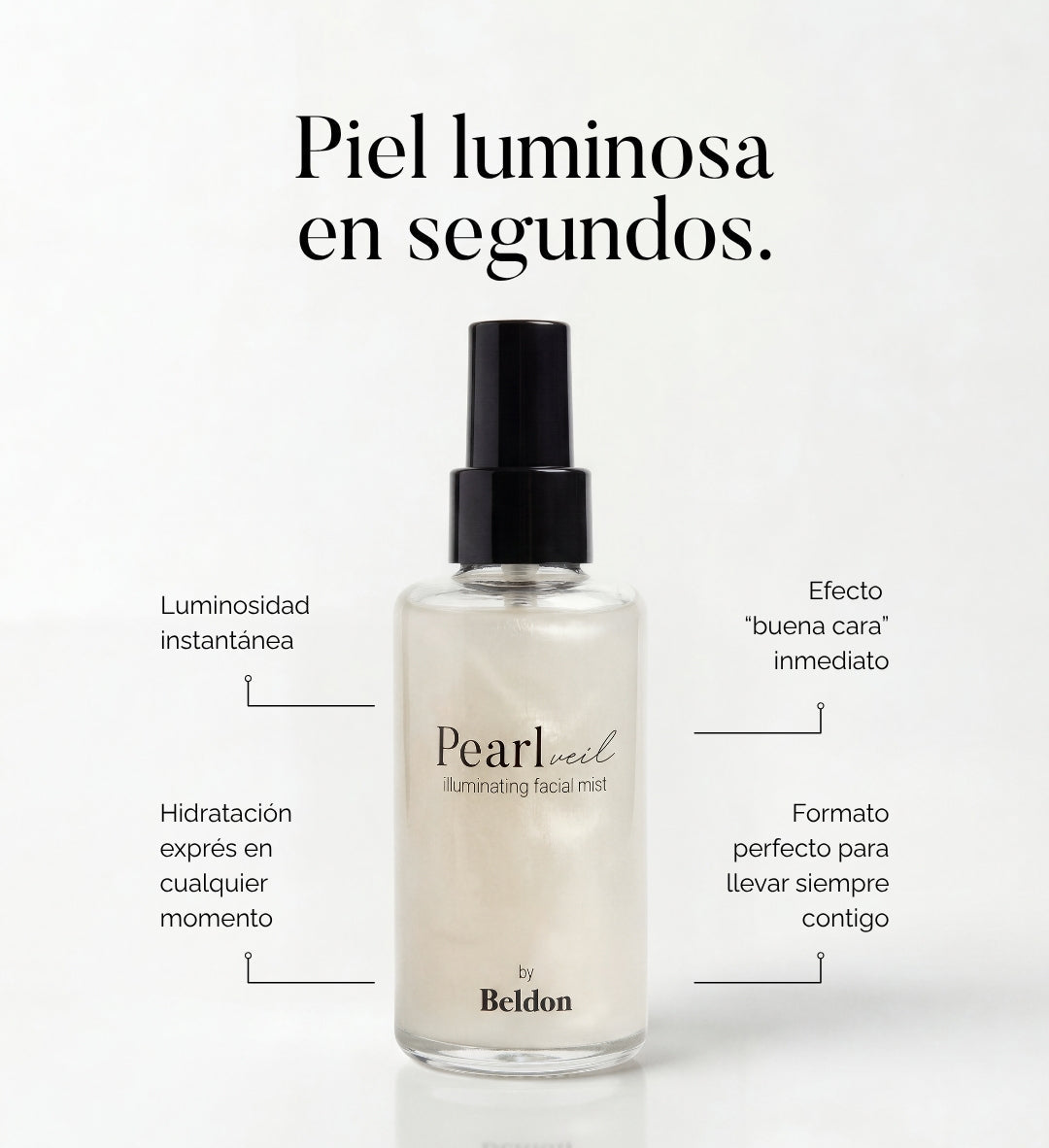 Pearl veil illuminating facial mist 100 ml