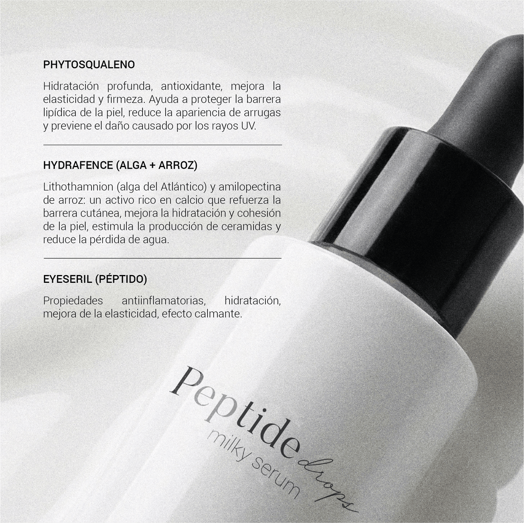 Peptide drops milky serum 30 ml