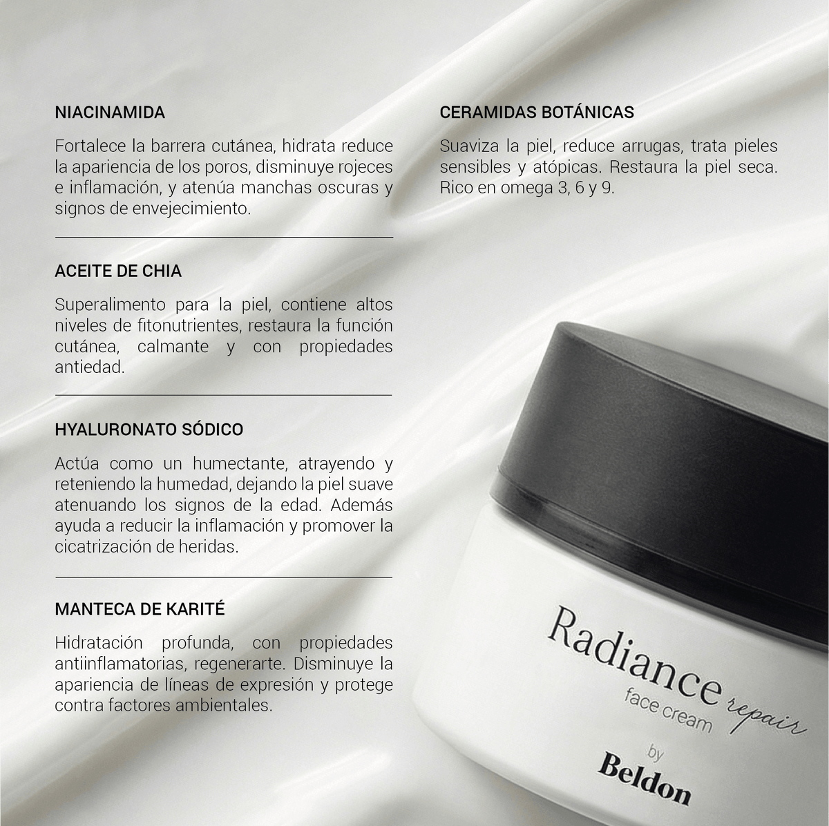 Radiance repair face cream 50 ml