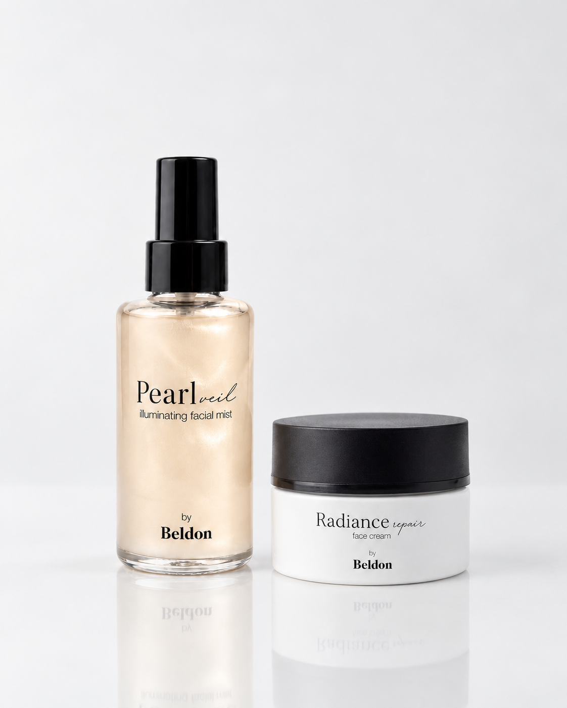 Pearl Veil Illuminating Facial Mist + Radiance Repair Face Cream