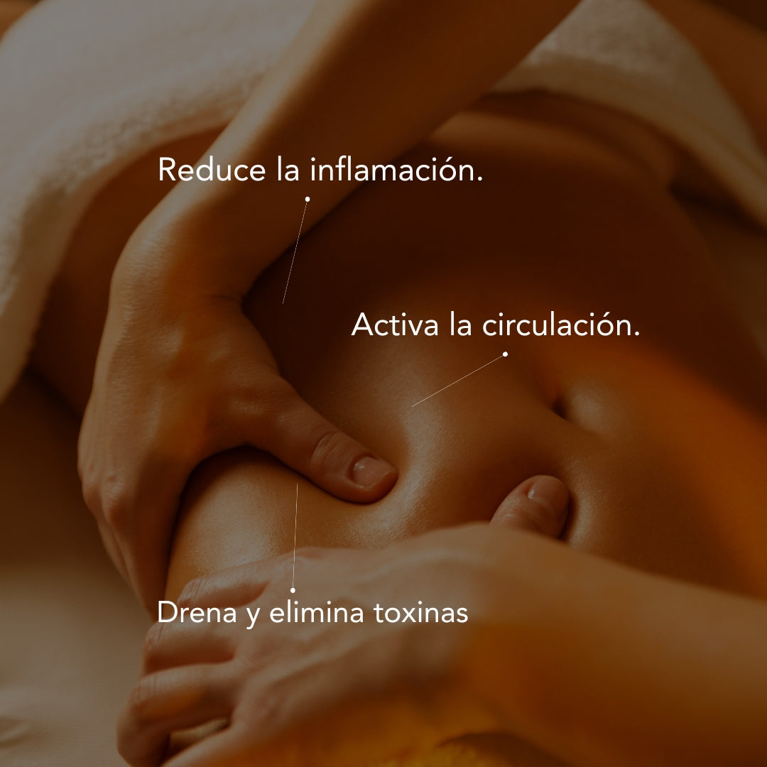 Masaje drenante circulatorio